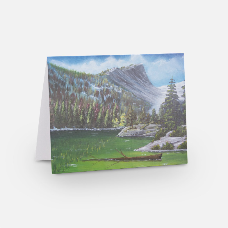 Mountain Lake- Notecard