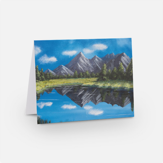 Mountain Reflection- Notecard