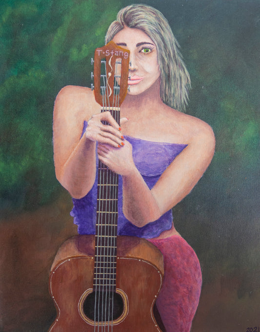 The Musician's Spy- Original Painting