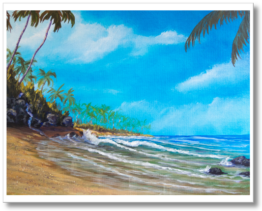 Private Beach- Fine Art Print