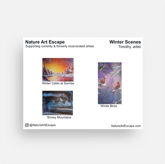 Winter Scenes Notecards