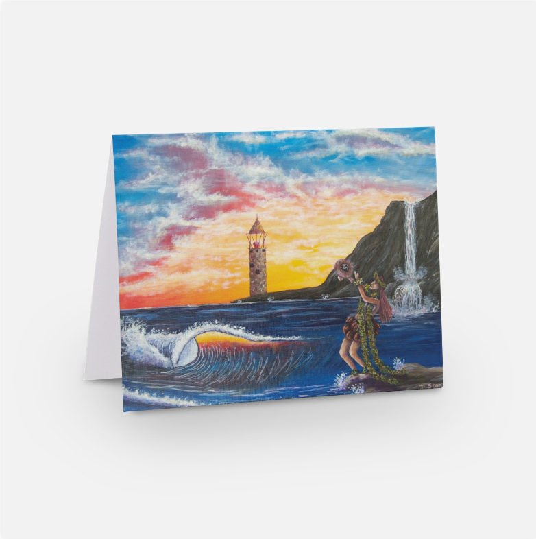 Hawaii Scenes Notecard Set