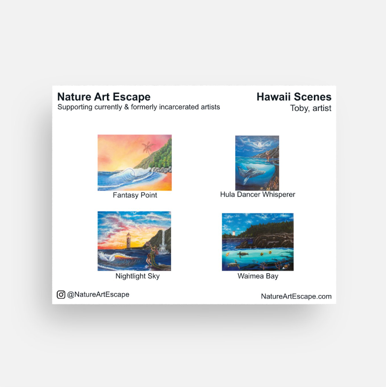 Hawaii Scenes Notecard Set