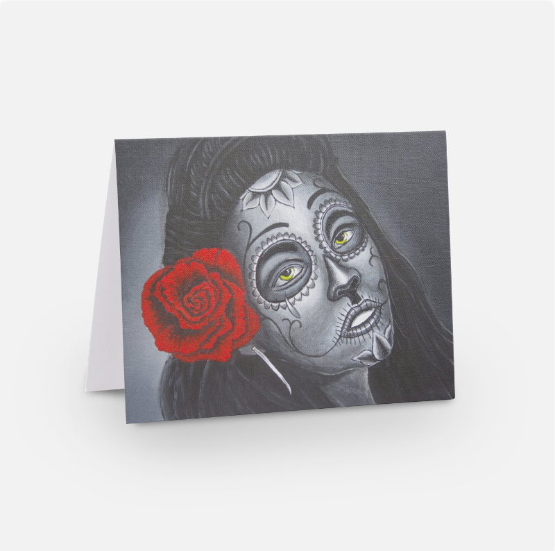 La Calavera Catrina- Notecard