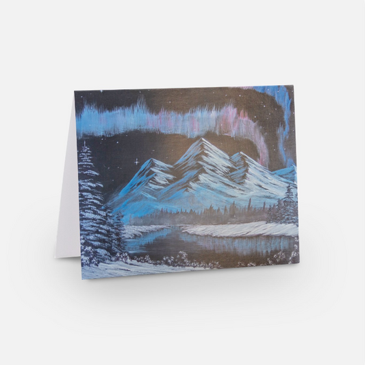 Snowy Mountains- Notecard