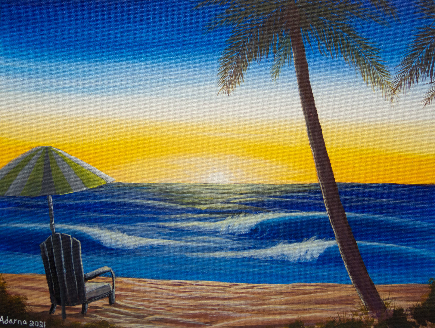 Sunrise at the Beach- Original Painting