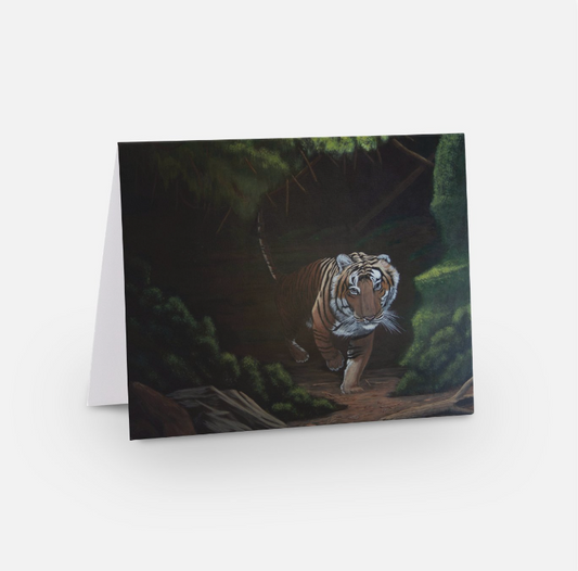 Tiger in the Forest- Notecard