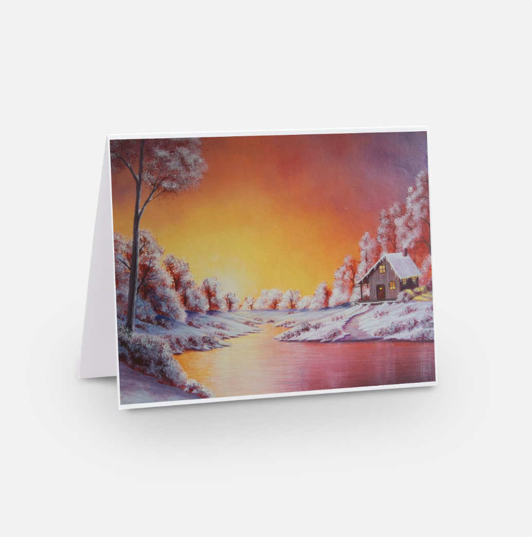 Winter Scenes Notecards